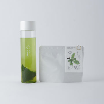 EN TEA Bottle + Watered Green Tea Sansho Tea Bag Set